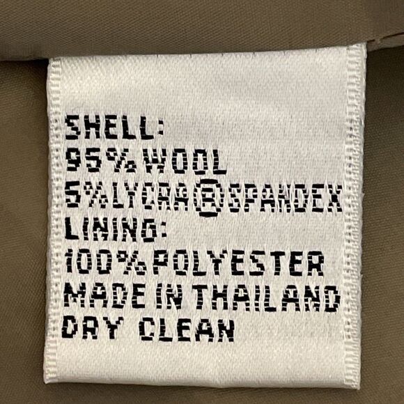 Talbots Blazer Suit Jacket Size 6 Brown Wool Career Academia Preppy Professional - Picture 10 of 11